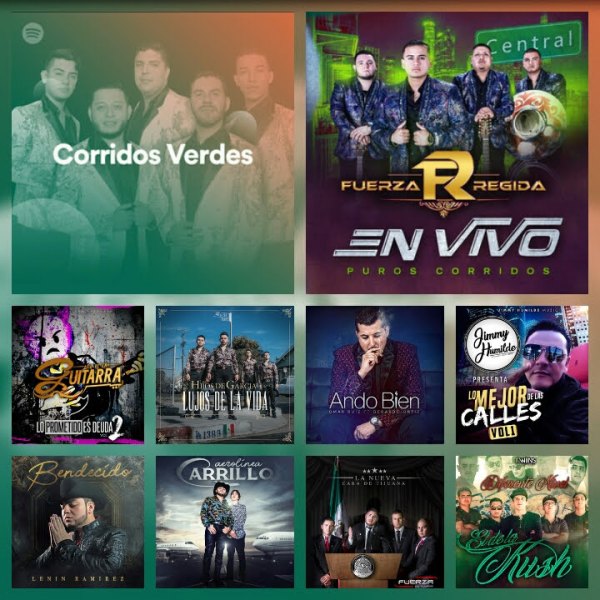 PlayList: Corridos Verdes
